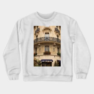 Parisian Building Facades - 3 © Crewneck Sweatshirt